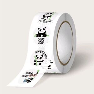 Panda Bear Motivational Stickers- 500